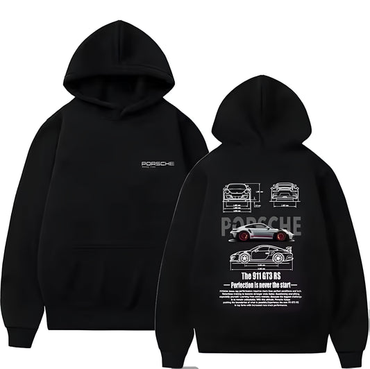 Black Porsch gt3 rs sweater